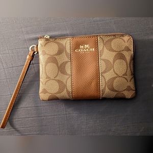 Coach Signature coated canvas Wrist Wallet